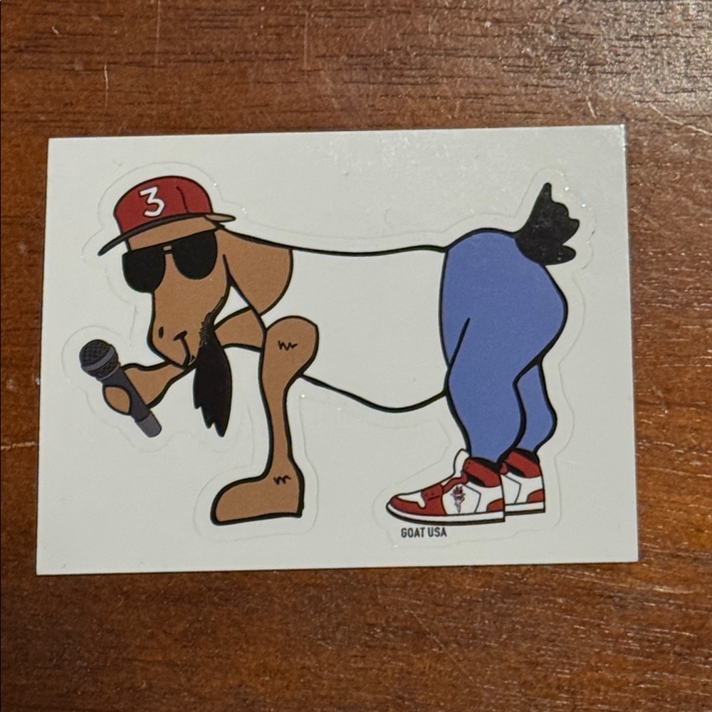 GOAT USA Sticker RARE HTF